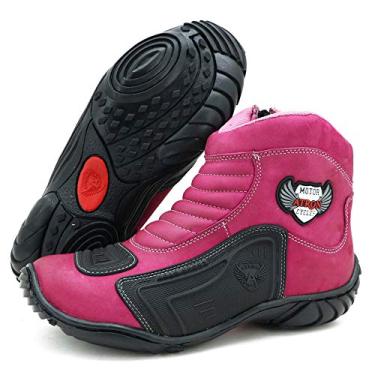 Imagem de BOTA MOTOCICLISTA 33AO46 COURO BORRACHA 283 BORDO NBK (46, 283 BORDO NBK)