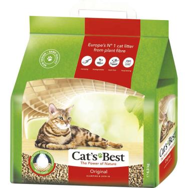 Imagem de Granulado Ecológico Cat's Best Original para Gatos - 4,3 Kg