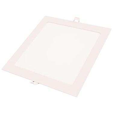 Imagem de Painel Plafon LED Quadrado Embutir Tramontina - Amarela Quente 3000K - 12W