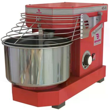 Imagem de Amassadeira Espiral 5Kg AES-05 BIV 50-60Hz Vermelha - Braesi