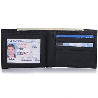 Imagem de Alpine Swiss Carteiras de couro masculinas clipes para dinheiro estojos para cartões Principais modelos para escolher, Carteira de viagem, One Size