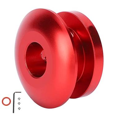 Imagem de Retentor de Bota de Câmbio, Adaptador de Botão de Câmbio Com Gaxeta de Parafusos de Chave Inglesa, Retentor de Bota de Botão de Câmbio Universal para Carro, Limitador de Câmbio, (A (vermelho))