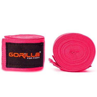 Imagem de Bandagem Elástica Fita Esportiva Muay Thai MMA Boxe 2,5 Metros Gorilla-Unissex