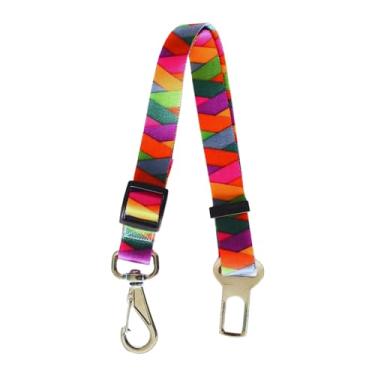 Imagem de MY PET BRASIL Cintos De Segurança Para Cães 80Cm Regulável Adaptadores De Carro Para Cachorros Guias Pets Transportes Viagem E Passeio Modelo Universal Estampado Madagascar