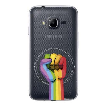 Imagem de Capa Case Capinha Samsung Galaxy J1 Mini Arco Iris Luta - Showcase