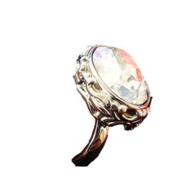 Imagem de Anel Swarovski Modern Lace Prata Com Cristal