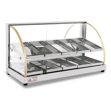 Imagem de Estufa Vitrine para Salgados Dupla com 10 Bandejas Linha W - Titã