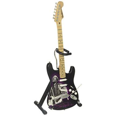 Imagem de Axe Heaven JH-802 Jimi Hendrix Photo Tribute Fender Stratocaster Réplica de guitarra miniatura colecionável