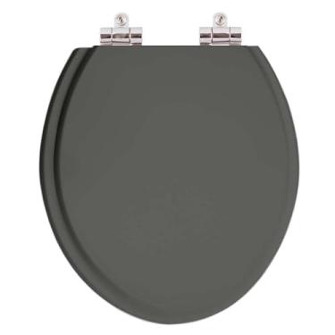 Imagem de Assento Sanitario com Amortecedor Convencional Oval Cinza Escuro
