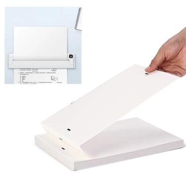 Imagem de Papel Termico A4 100 Folhas Impressora Termica Bluetooth Advogado Processo Trabalho Arquivo Lista Nota