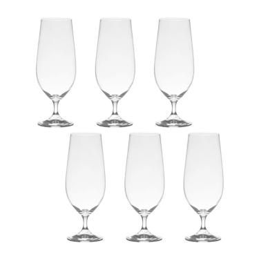 Imagem de Taça De Cristal Bohemia Para Cerveja 380 ml Anna 6 Peças