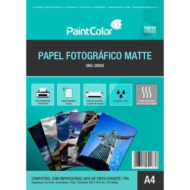Imagem de Papel Fotográfico Matte 170g A4 20 Folhas