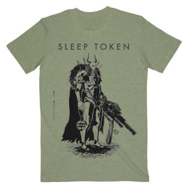 Imagem de Camiseta com logotipo Sleep Token The Summoning Band, Verde, G