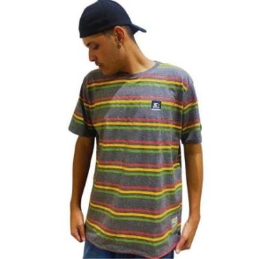 Imagem de Camiseta Starter Listras Duplas T842A Cinza-Masculino
