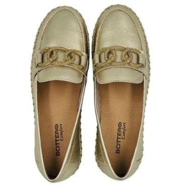 Imagem de Sapato Bottero Mocassim Metalizado Feminino-Feminino