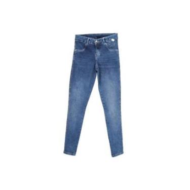Imagem de Calça Darlook Jeans Iulia Azul - Feminino-Feminino