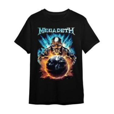 Imagem de Camiseta Megadeth Preta Banda De Rock-Unissex