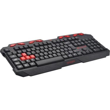 Imagem de Teclado Gamer Fortrek Spider Gk706 Preto-vermelho