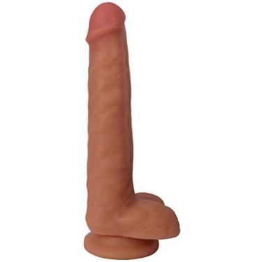 Imagem de Curve Novelties Dildo Magro Thinz 8 Polegadas Com Bolas - Luz