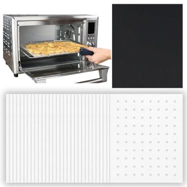 Imagem de Papel de cozimento de pergaminho para forno de torradeira Air Fryer 12 x 13, forros antiaderentes para bancada torradeira e forno grande torradeira, acessórios para fritadeira a ar para Gowise, KitchenAid, Emeril, Ninja, Kalorik + mais