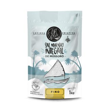 Imagem de Sal Marinho BR Spices Integral De Mossoró Fino Pouch 1KG