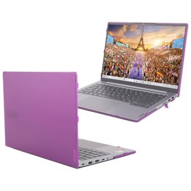 Imagem de mCover A capa é compatível apenas com notebooks Lenovo ThinkBook 14 G6/G7 Series 2023 ~ 2025 de 14 polegadas (não funciona com outros modelos Lenovo) - roxa