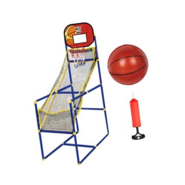 Imagem de Colaxi Jogo de basquete arcade infantil Suporte de basquete infantil Cesta de basquete para meninos e meninas de 3 a 12 anos Fácil de montar, Vermelho