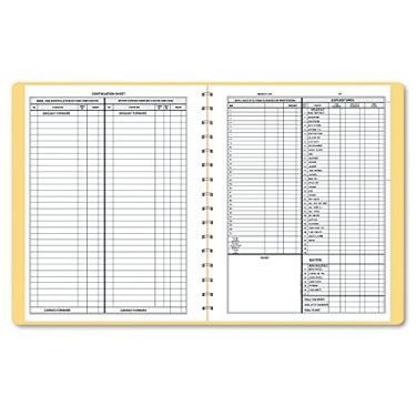 Imagem de (Each) - Dome 612 Monthly Bookkeeping Record with Tan Cover and 128 Pages, 28cm x 22cm , Wirebound