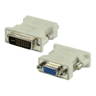 Imagem de Adaptador Dvi 24+5 Pinos Macho Para Vga 15 Pinos Femea - MR Vendas