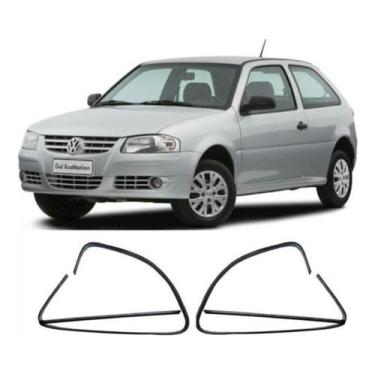 Imagem de Par Canaleta Com Pestana Externa Vw Gol G2 G3 G4 2 Portas - centerflex