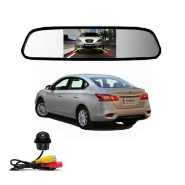 Imagem de Camera De Re Tartaruga Retrovisor Com Tela Sentra - Importado
