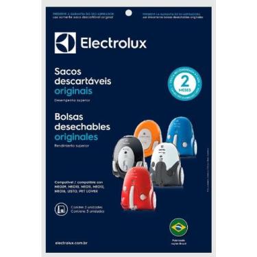 Imagem de Saco Descartável p/ Aspirador Pó Electrolux Neo / Listo / Pet Lover Sb
