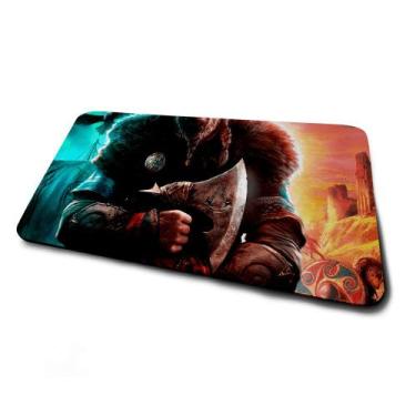 Imagem de Mouse Pad Gamer Assassins Creed Valhalla Machado - Império da Impressã