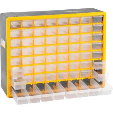 Imagem de Organizador plástico 505x160x400mm 64 bandejas opv310 Vonder