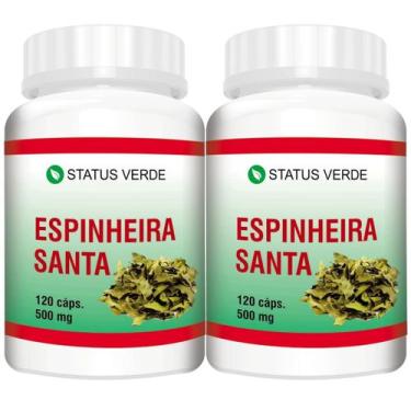 Imagem de Espinheira Santa Original 240 Capsulas Natural 500mg - 2 frascos - Sta