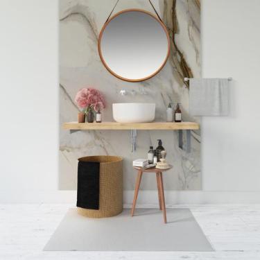 Imagem de Papel de Parede Painel 3D Mármore Calacata Polido 1,5M Revestimento Pe