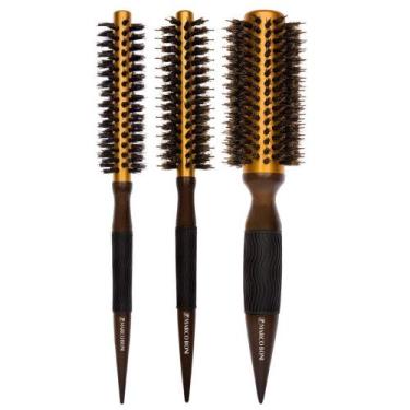 Imagem de Kit escovas termicas metalicas 32/37/55mm marco boni