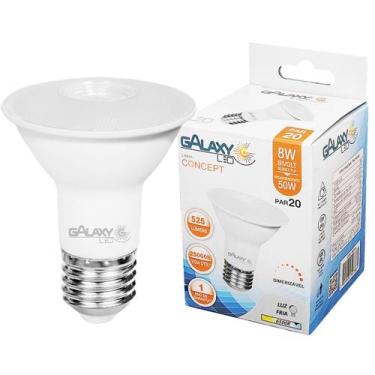 Imagem de Lâmpada Led Par 20 Dimerizável 8W Bivolt Branco Frio - GALAXY, 110V/22