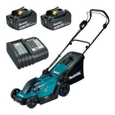 Imagem de Cortador De Grama 2 Baterias 18v Makita Dlm432z + Carreg Biv