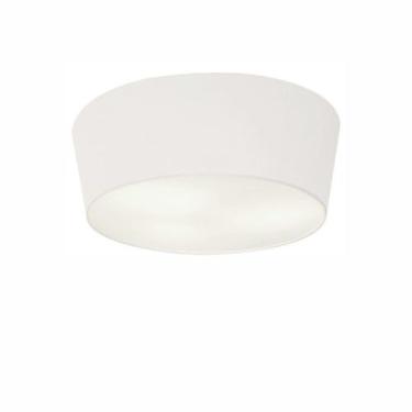 Imagem de Plafon Para Sala de Estar Cone SE-3003 Cúpula Cor Branco - Vivare