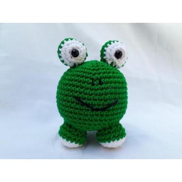 Imagem de Sapo Amigurumi Crochê - Bicho Bola  - Ciandella Crochê