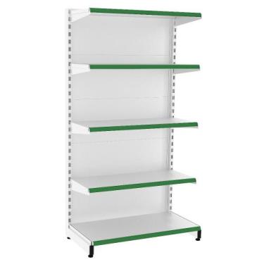 Imagem de Gôndola Parede Prateleira Lateral 1 Inicial - Elite Aço