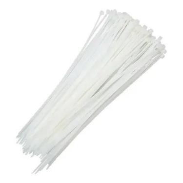 Imagem de Cinta Plástica Fita Prendedor Lacre Braçadeira Prendedor  3 X 150mm 10