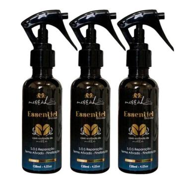 Imagem de Kit 3 Essentiel Mirrah Reconstrutor Obrigatório Spray 120ml - Mirrah E