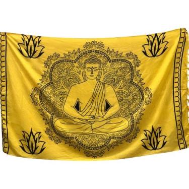 Imagem de Lencinho Canga Estampada Cangão Gigante Saída de Praia Poliéster Color