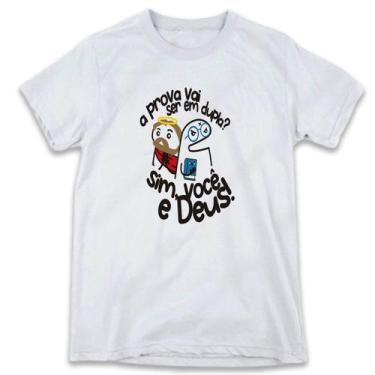 Imagem de 1 Camisa Flork Dia dos Professores Professora a Prova Vai ser em Dupla