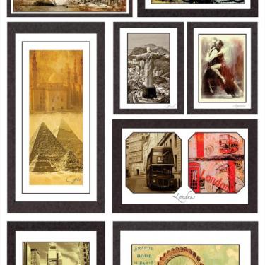 Imagem de Papel de Parede Adesivo Autocolante Vinil Casual Quadros Famosos Torre