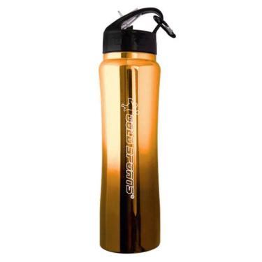 Imagem de Garrafa Gold Sports Walk 750ml Dupla Camada Aço inoxidável 304 Canudo 