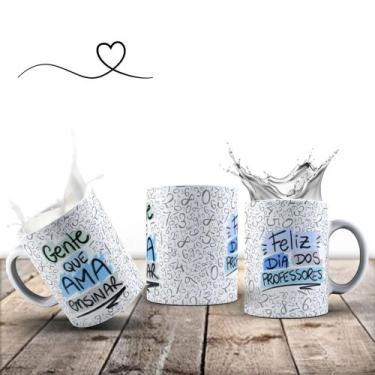Imagem de Caneca Dia Dos Professores Gente Que Ama Ensinar Com Caixa De Presente