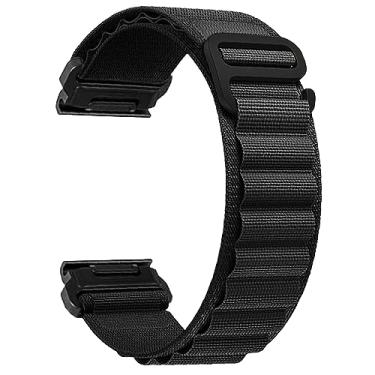 Imagem de Zeit Diktator Pulseiras de relógio Quickfit de 22 mm compatíveis com Garmin Fenix 7X Pro/7/6 Pro/5 plus/5/Instinct/Forerunner 965 955 935 935/Epix Pro/Descent G1 Alpine Loop Nylon Pulseira de substituição para homens - Grande